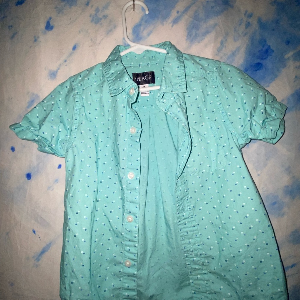 Button down summer tee.
